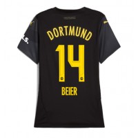 Echipament fotbal Borussia Dortmund Maximilian Beier #14 Tricou Deplasare 2024-25 pentru femei maneca scurta